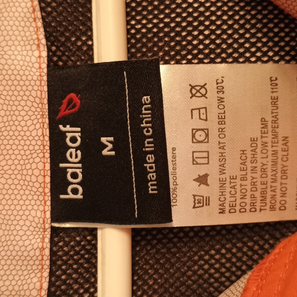 Waterproof Baleaf Orange Jacket with Black-refelective For Night Time, W… - Picture 2 of 14